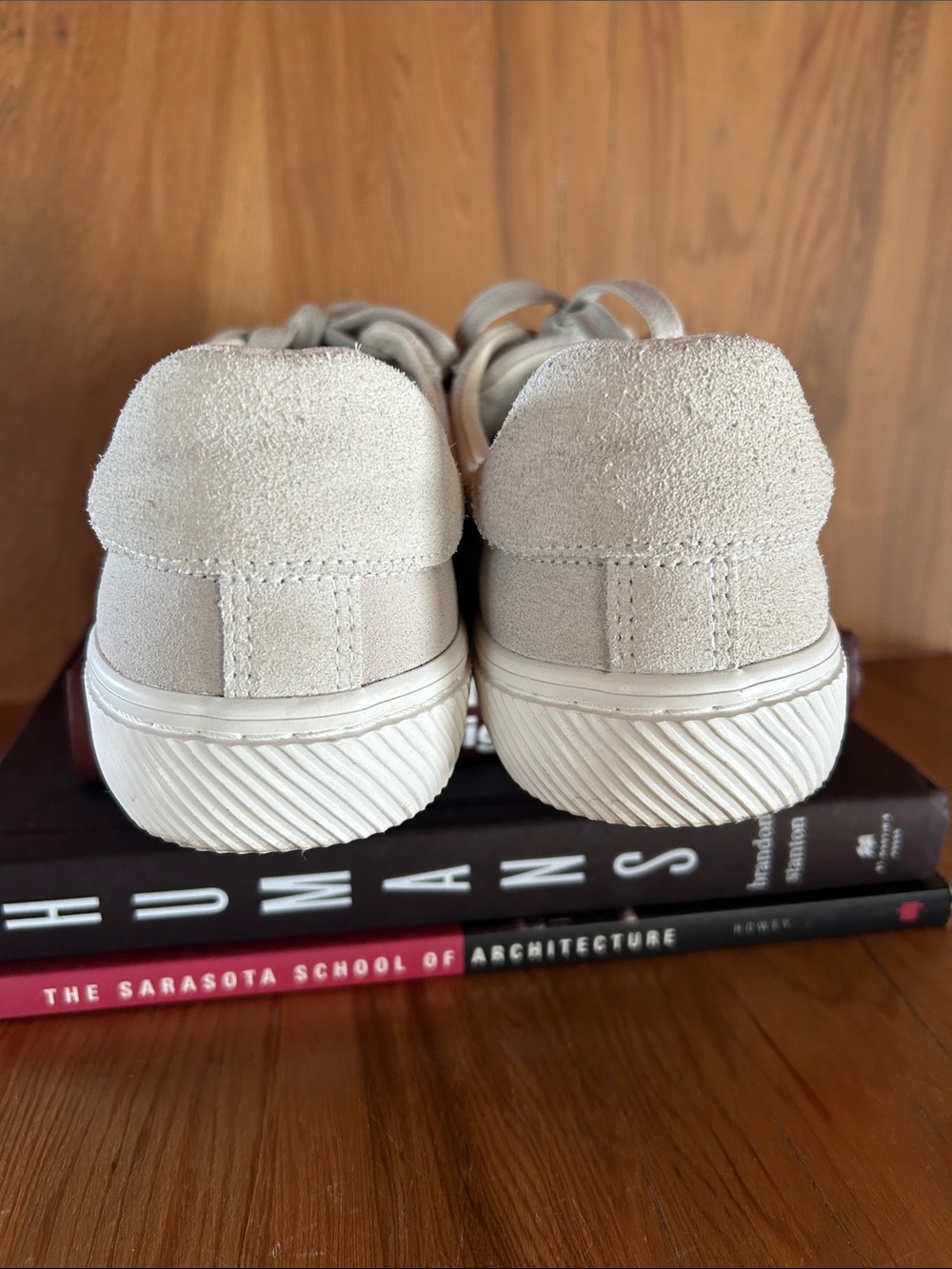 Quince Italian Suede Everyday Sneaker, cream, 9 - Picture 4 of 9